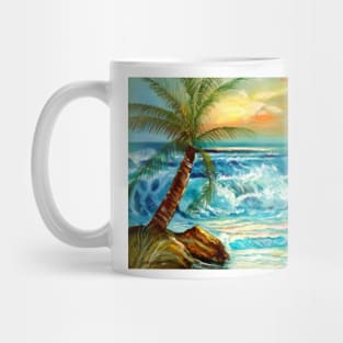 Tropical Hawaiian Beach Mug